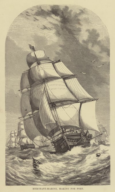 Marina Mercante, dirigiéndose al puerto de English School