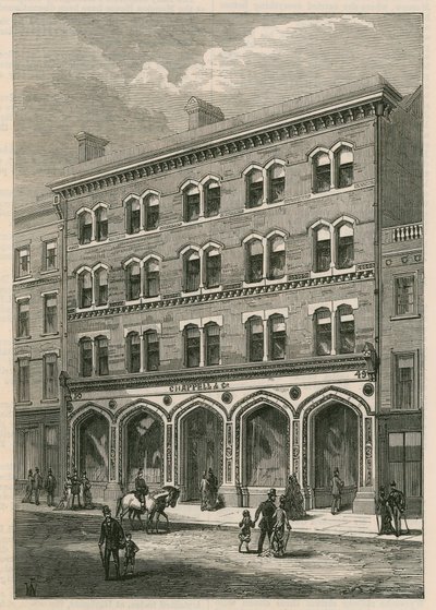 Instalaciones de Messrs Chappell & Co., New Bond Street, Londres de English School