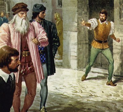 Miguel Ángel no le gustaba Leonardo da Vinci de English School