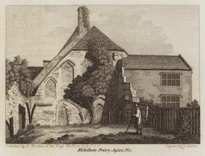 Priorato de Michelham, Sussex, 1785 de English School