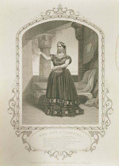 La Srta. Laura Addison como Imogen, en Cimbelino de William Shakespeare (1564-1616) de English School