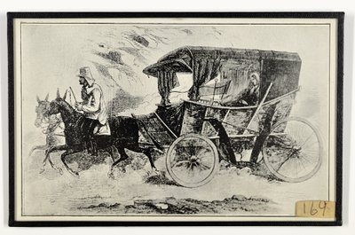 El carruaje de Miss Nightingale en el frente de guerra, de 