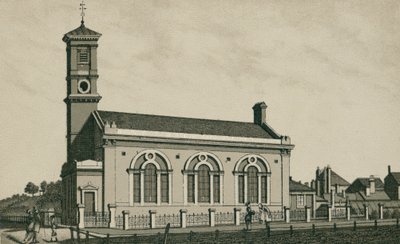 Mission Hall, Dovercourt (litografía) de English School