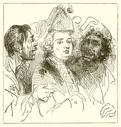 Burlándose de Luis XVI de English School
