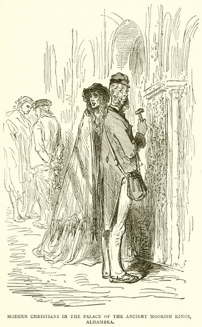 Cristianos modernos en el Palacio de los Antiguos Reyes Moros, Alhambra de English School