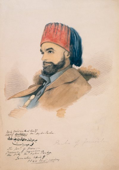 Mohammed Hayder, Pachá de Jerusalén, 1844 de English School