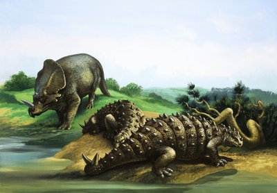 Monoclonius y Scolosaurus de English School