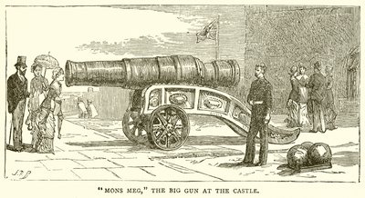 Mons Meg, el gran cañón del castillo de English School