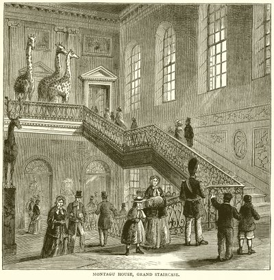 Montagu House, Gran Escalera de English School