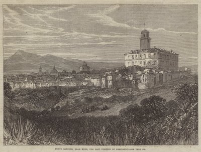 Monte Rotondo, cerca de Roma, la última posición de Garibaldi de English School