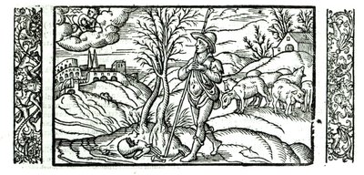Mes de enero de un Calendario de Pastores, 1579 de English School