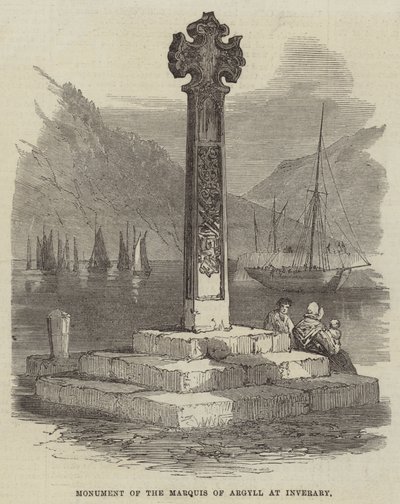 Monumento del Marqués de Argyll en Inverary de English School