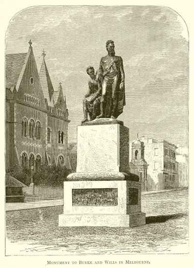Monumento a Burke y Wills en Melbourne de English School