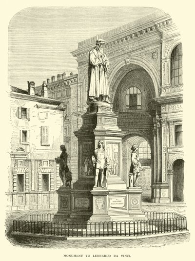 Monumento a Leonardo da Vinci de English School