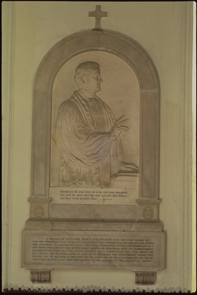 Monumento a William Hart Coleridge de English School