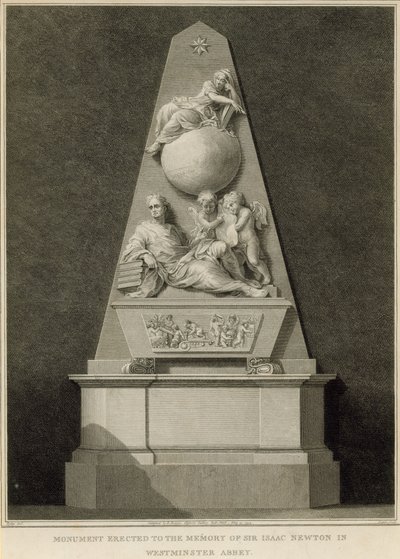 Monumento a la memoria de Sir Isaac Newton de English School