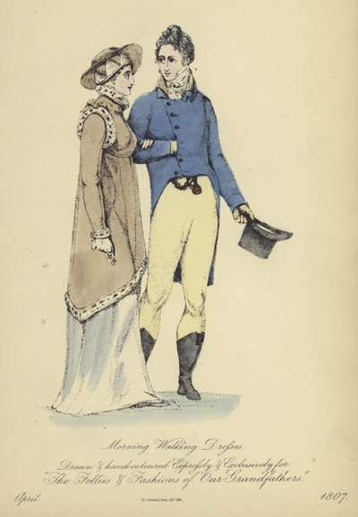 Vestido de Paseo de Mañana para Damas y Caballeros de English School