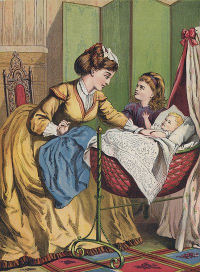 Madre y bebé de English School