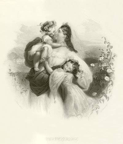 Madre e hijos de English School