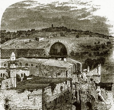 Monte de los Olivos desde Jerusalén de English School