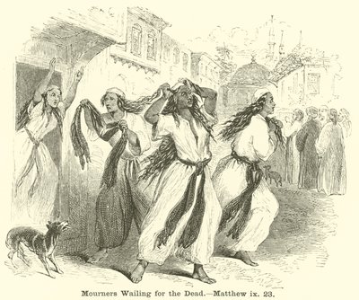 Dolientes llorando por los muertos de English School