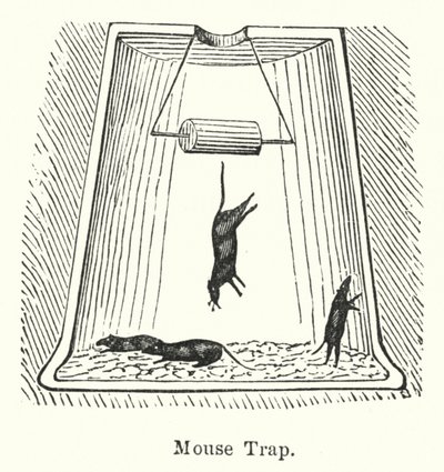 Trampa para ratones (grabado) de English School