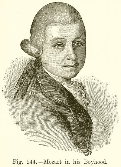 Mozart en su infancia de English School