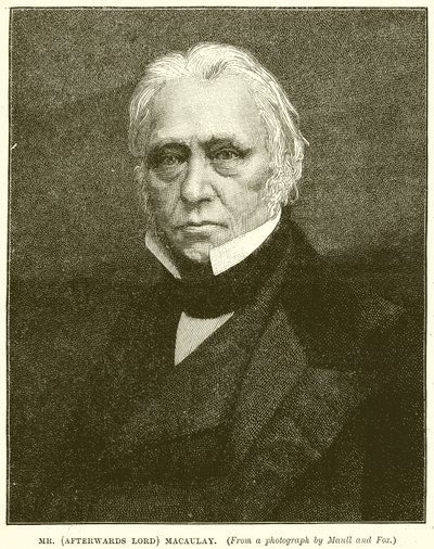 Sr. (Luego Lord) Macaulay de English School