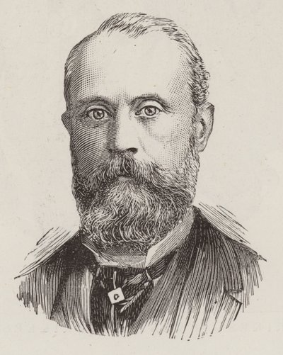Sr. A C Morton, MP (grabado) de English School