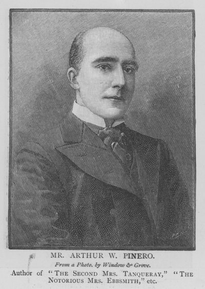 Arthur W Pinero (grabado) de English School