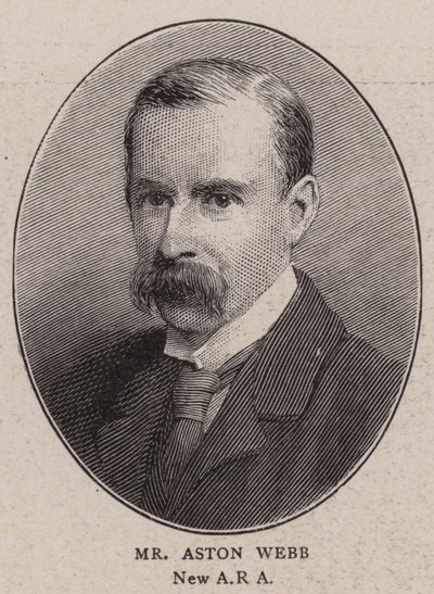 Mr Aston Webb (grabado) de English School