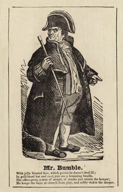 Sr. Bumble de Oliver Twist de English School