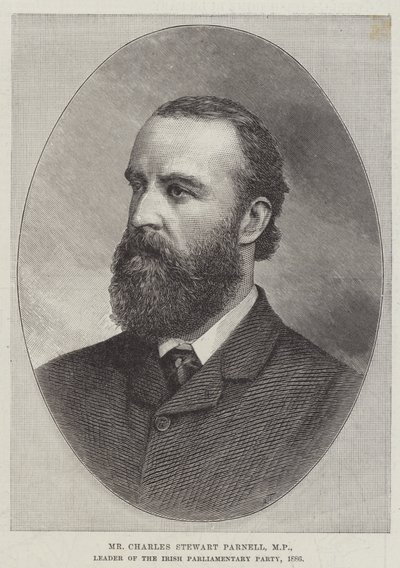 Sr. Charles Stewart Parnell, MP, Líder del Partido Parlamentario Irlandés de English School