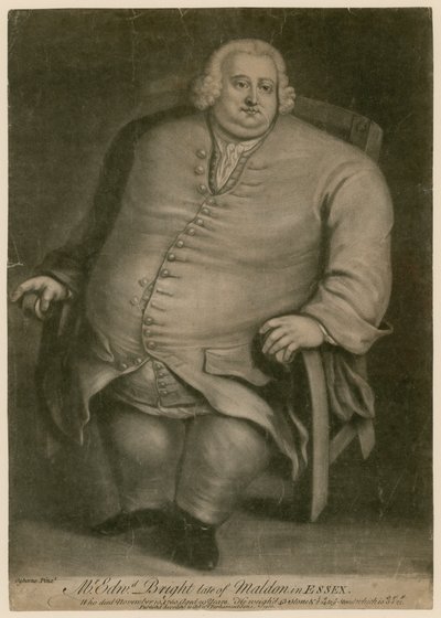 Mr Edward Bright, fallecido en Maldon, Essex, el 10 de noviembre de 1750, a los 29 años de English School