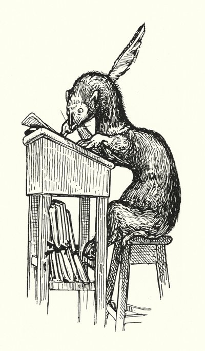 El señor Ferret en el trabajo de English School