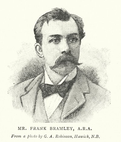 Sr. Frank Bramley, ARA (grabado) de English School