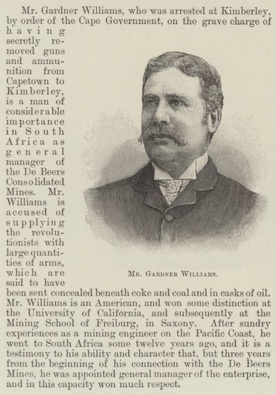 Sr. Gardner Williams (grabado) de English School