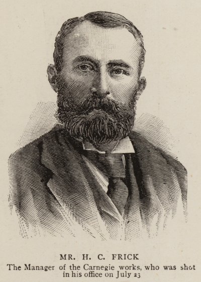 Sr. H C Frick (grabado) de English School