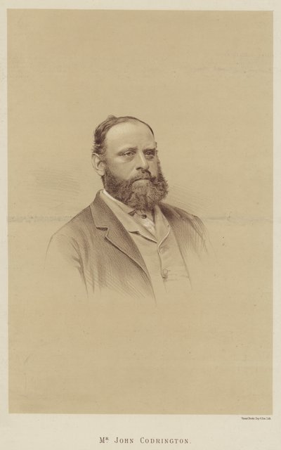 El Sr. John Codrington (litografía) de English School