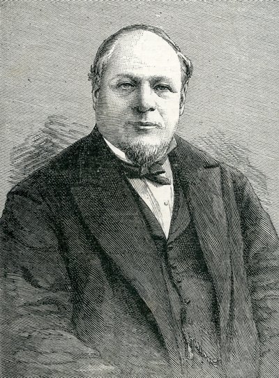 Sr. John Young, Alcalde de Sídney, ilustración de The Graphic 8 de mayo de 1886 de English School
