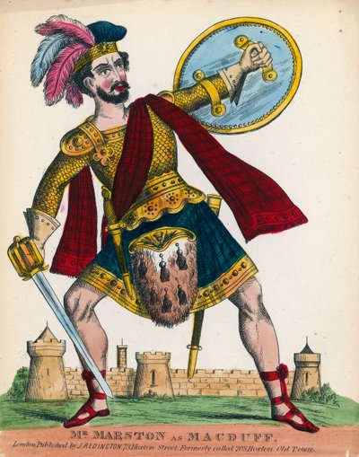 Sr. Marston como Macduff de English School