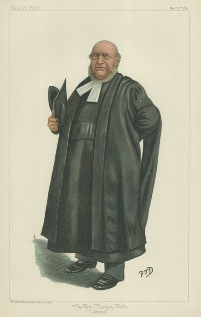 Sr. R Fowler, El Vicecanciller de Oxford de English School