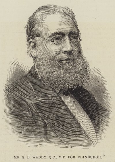 Sr. S. D. Waddy, QC, MP por Edimburgo de English School