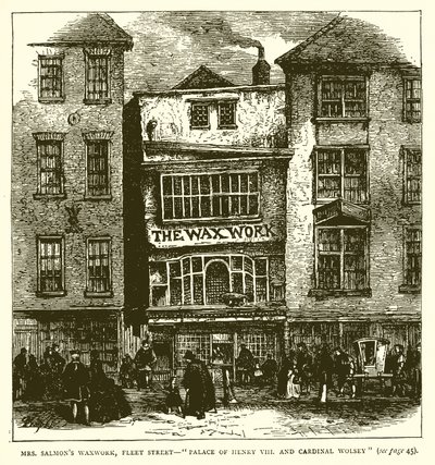 Museo de Cera de Mr. Salmon, Fleet Street--Palacio de Enrique VIII y el Cardenal Wolsey de English School