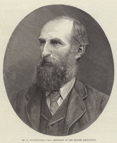 Sr. W Spottiswoode, FRS, Presidente de la Asociación Británica de English School