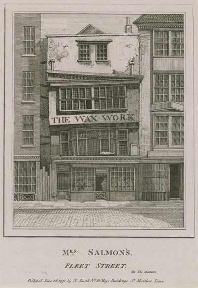 Mrs. Salmons, La Figura de Cera, Fleet Street de English School