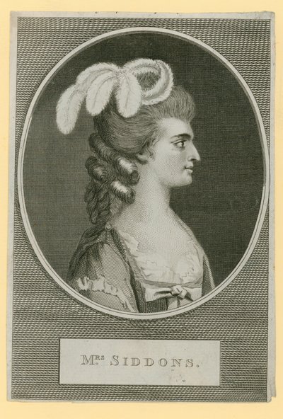 Mrs Sarah Siddons, actriz de English School