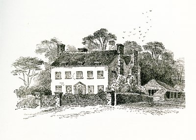 Casa de la Sra. Snookes en Ringmer, Sussex, Inglaterra, 1733 de English School