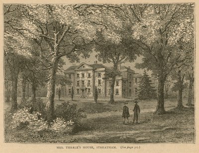 Casa de la Sra. Thrale en Streatham de English School