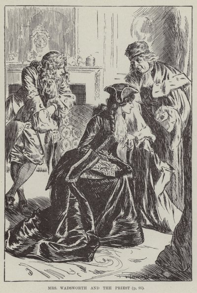 La señora Wadsworth y el sacerdote de English School